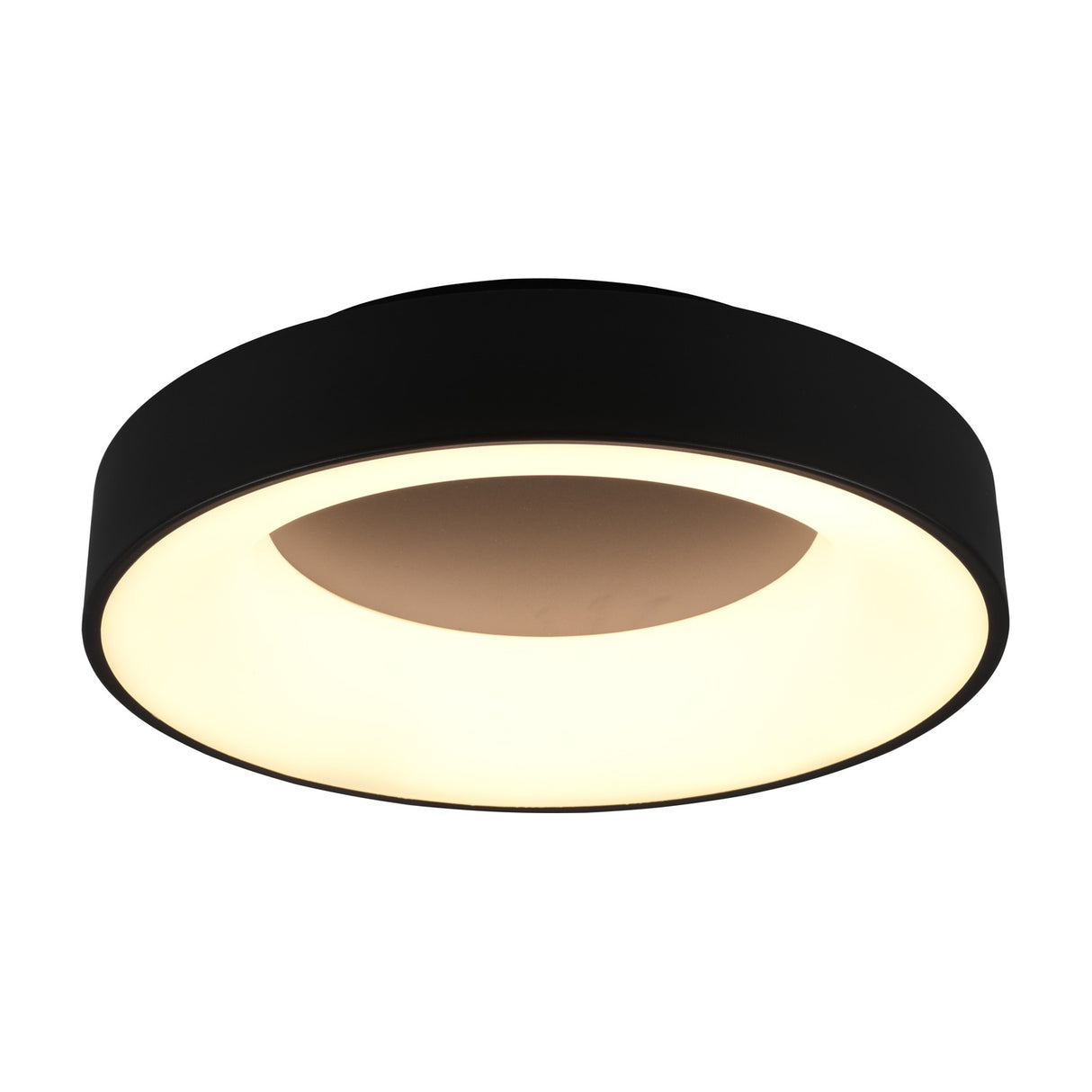 Girona LED Circular 45cm Ceiling Light – Matt Black