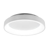 Girona LED Remote Control Round Ceiling Light – Matt White