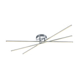 Tiriac 4 Light LED Ceiling Light – Satin Nickel
