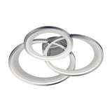 Granada 71.5cm LED Circular Ceiling Light – Chrome