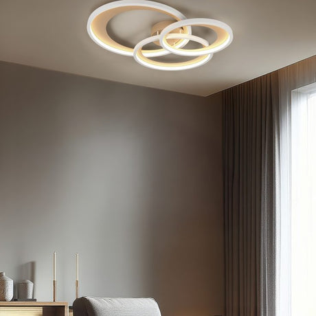 Granada 71.5cm LED Circular Ceiling Light – Coffee