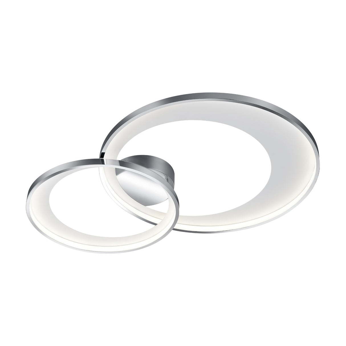 Granada 85cm LED Circular Ceiling Light – Chrome