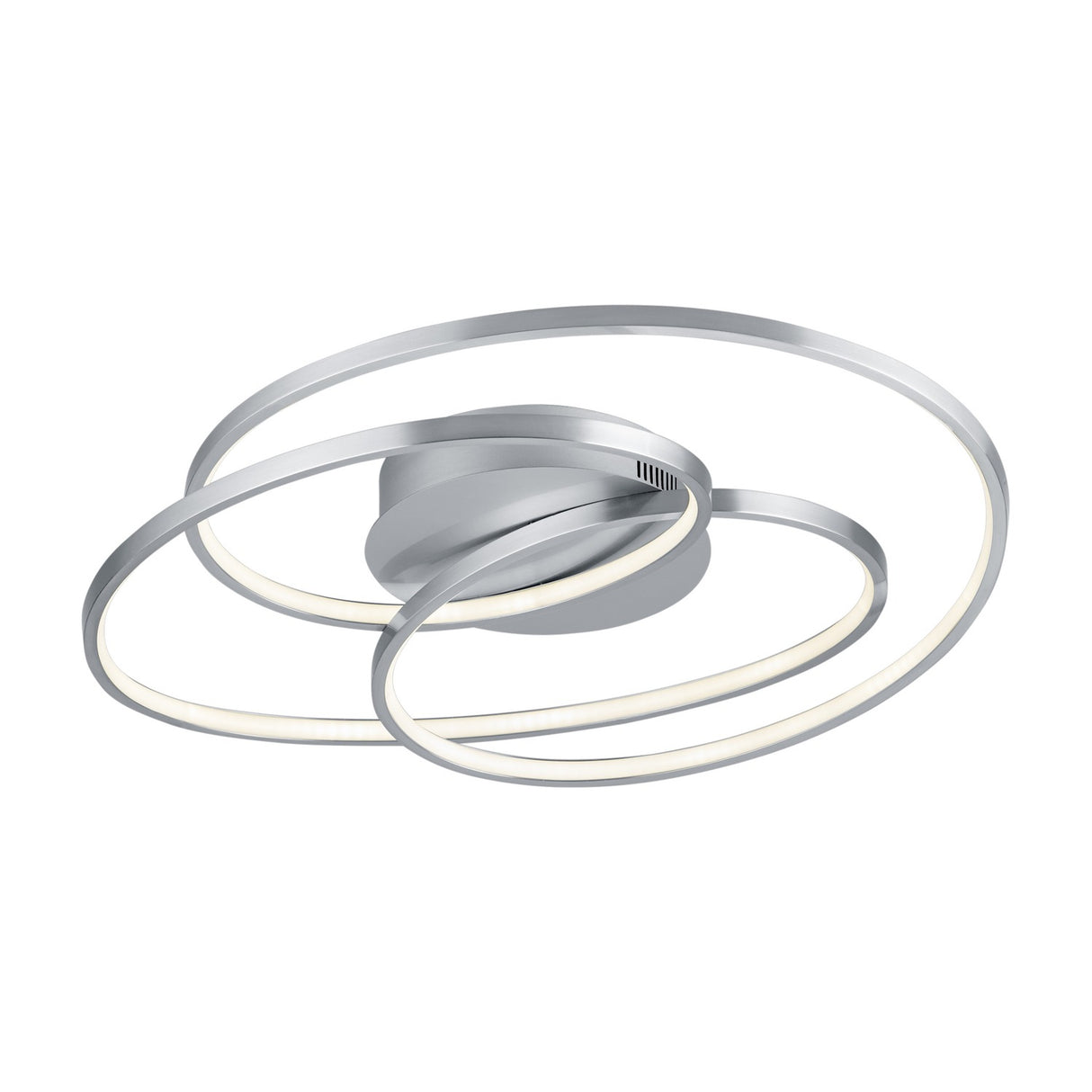 Gale 60cm LED Circular Ceiling Light – Satin Nickel