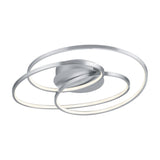 Gale 60cm LED Circular Ceiling Light – Satin Nickel