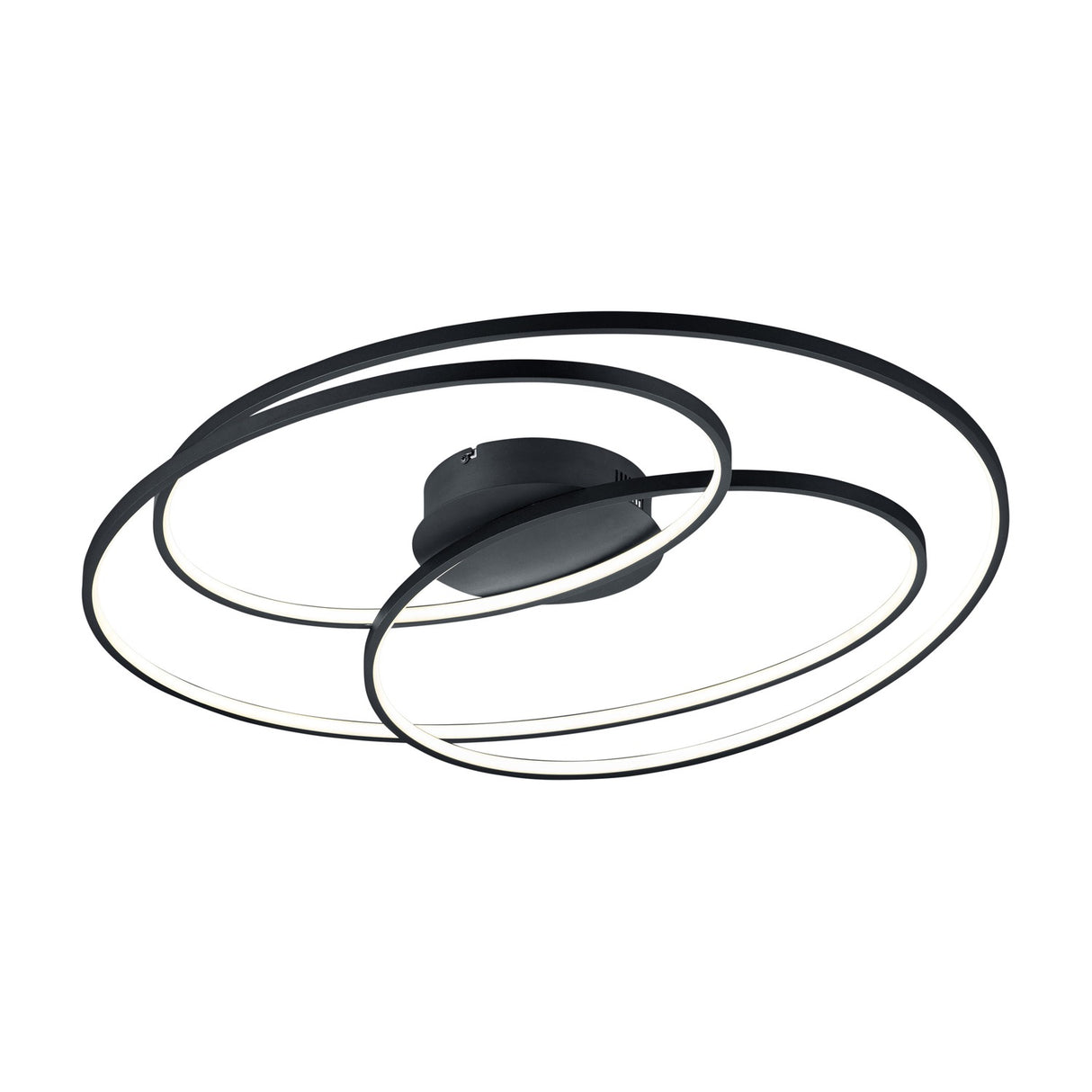 Gale 80cm LED Circular Ceiling Light – Matt Black