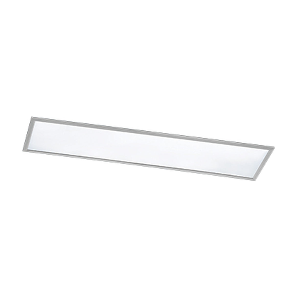 Phoenix LED Glass Panel 120cm Ceiling Light – Satin Nickel
