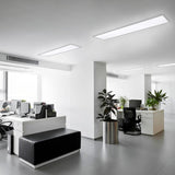 Phoenix LED Glass Panel 120cm Ceiling Light – Satin Nickel