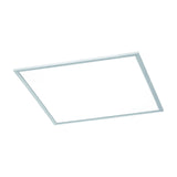 Phoenix LED Glass Panel 62cm Ceiling Light – Satin Nickel