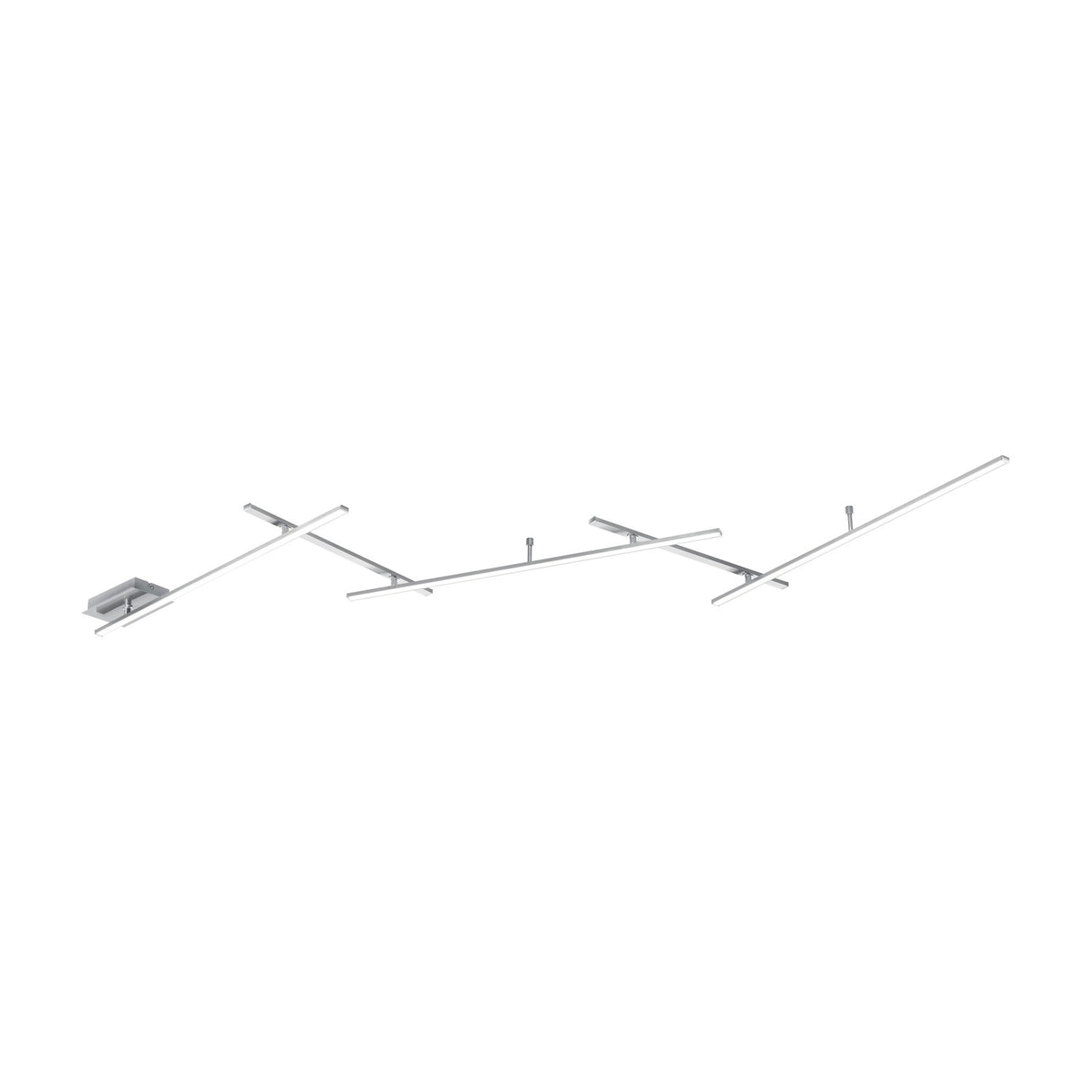 Indira 4 Light LED Up Down Ceiling Light – Satin Nickel
