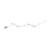 Indira 4 Light LED Up Down Ceiling Light – Satin Nickel