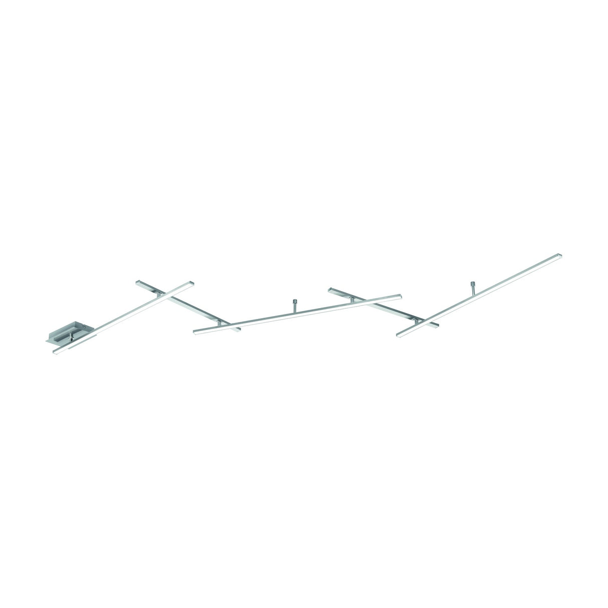 Indira 4 Light LED Up Down Ceiling Light – Satin Nickel