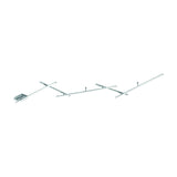 Indira 4 Light LED Up Down Ceiling Light – Satin Nickel