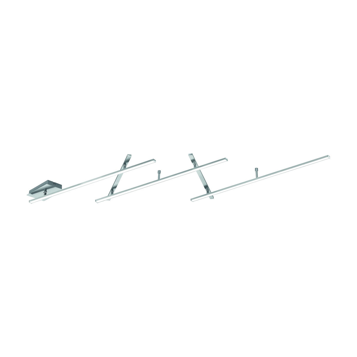 Indira 4 Light LED Up Down Ceiling Light – Satin Nickel