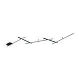 Indira 4 Light LED Up Down Linear Ceiling Light – Matt Black