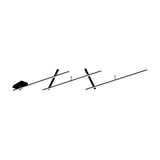 Indira 4 Light LED Up Down Linear Ceiling Light – Matt Black
