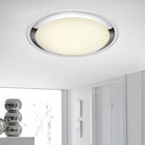Miko LED Remote Control Round Ceiling Light – White