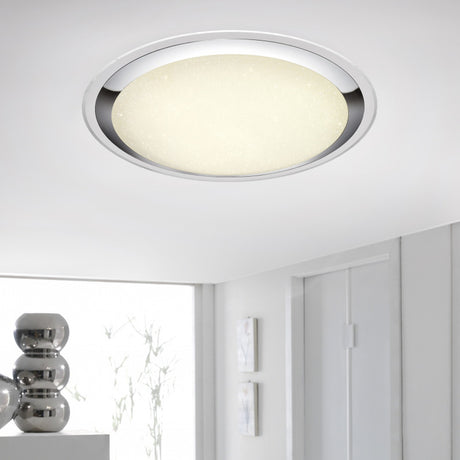 Miko LED Remote Control Round Ceiling Light – White
