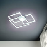 Hydra 3 Light LED Square Ceiling Light – Matt White