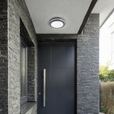 Piave LED Round PIR Ceiling Light – Anthracite