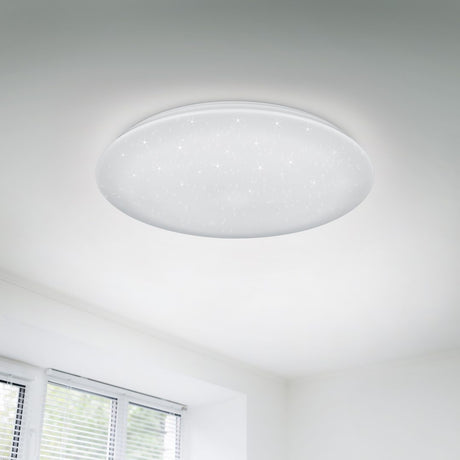 Nagano LED Remote Control Round Ceiling Light – White