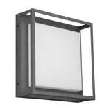 Witham LED Glass Ceiling Light – Anthracite