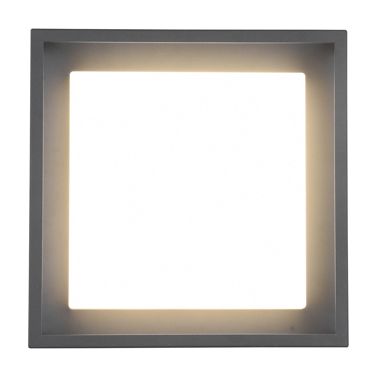 Witham LED Glass Ceiling Light – Anthracite