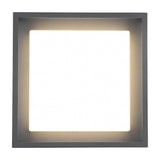 Witham LED Glass Ceiling Light – Anthracite