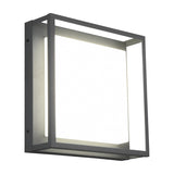 Witham LED Glass Ceiling Light – Anthracite