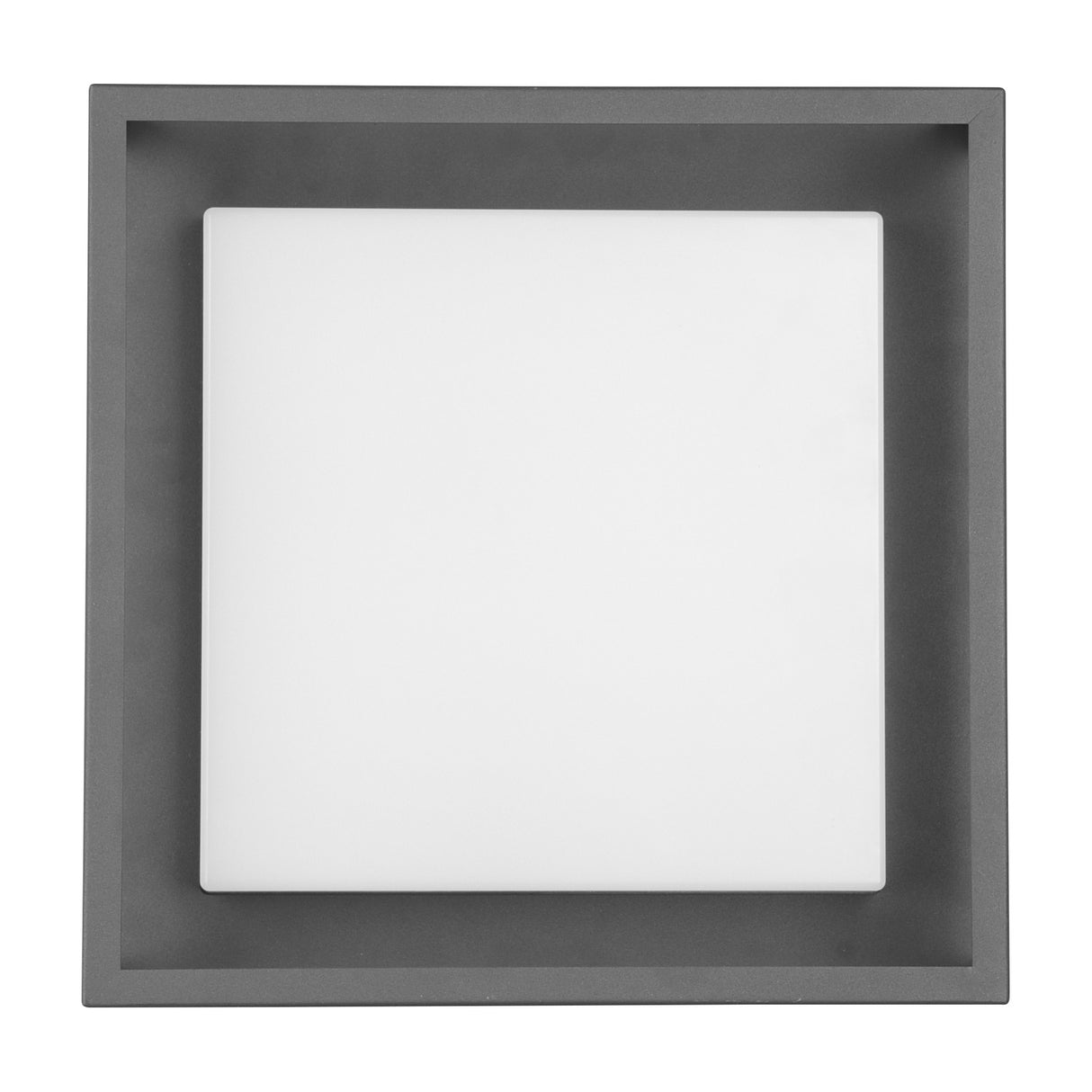 Witham LED Glass Ceiling Light – Anthracite