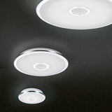 Osaka LED Remote Control Glass Ceiling Light – Chrome