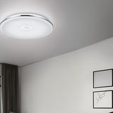 Osaka LED Remote Control Glass Ceiling Light – Chrome