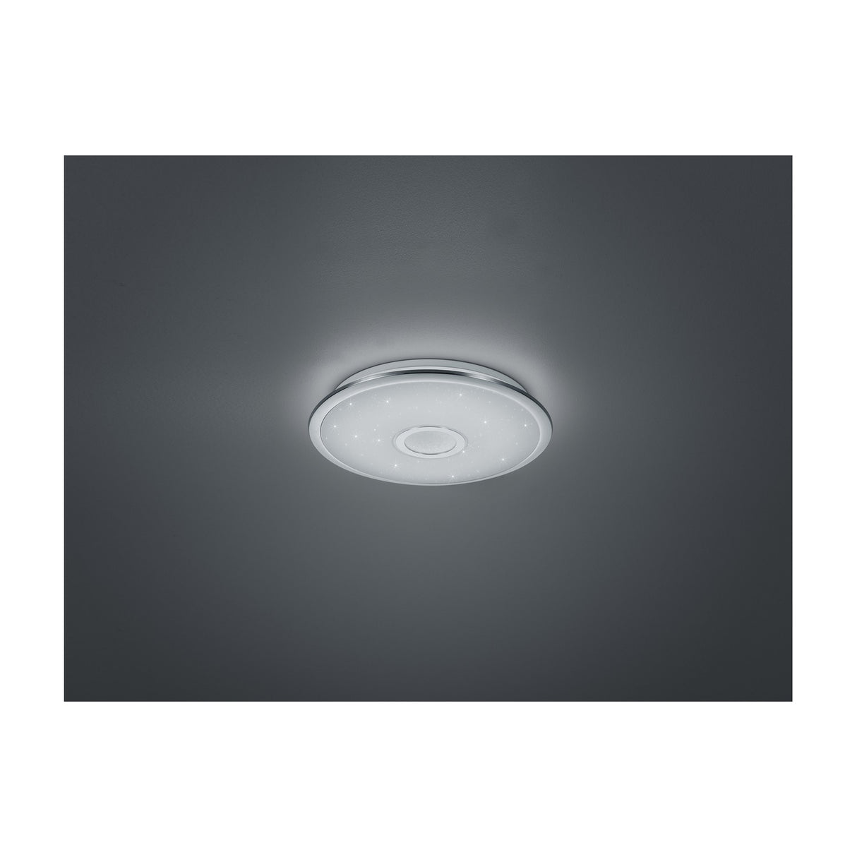 Osaka LED Remote Control Round Ceiling Light – Chrome