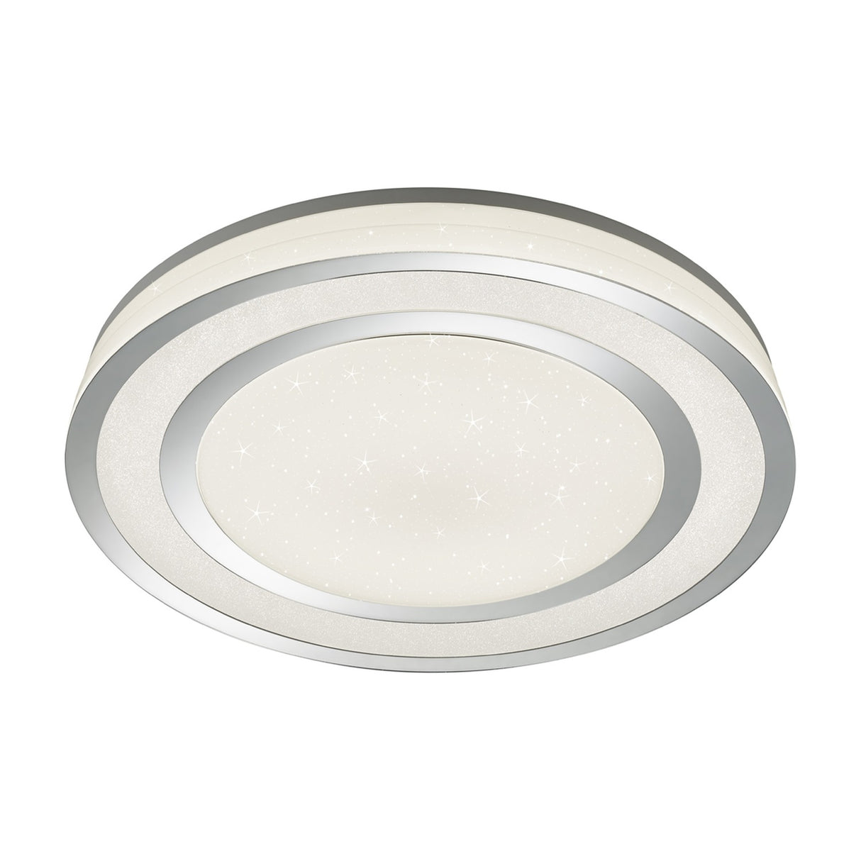 Noriaki LED Remote Control Round Ceiling Light – Chrome