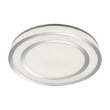 Noriaki LED Remote Control Round Ceiling Light – Chrome
