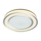 Noriaki LED Remote Control Round Ceiling Light – Chrome