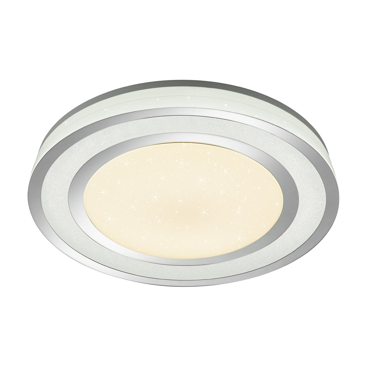 Noriaki LED Remote Control Round Ceiling Light – Chrome