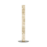 Vellum LED Alabaster Floor Lamp - Brushed Brass
