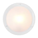 Condus Glass Ceiling Light – White