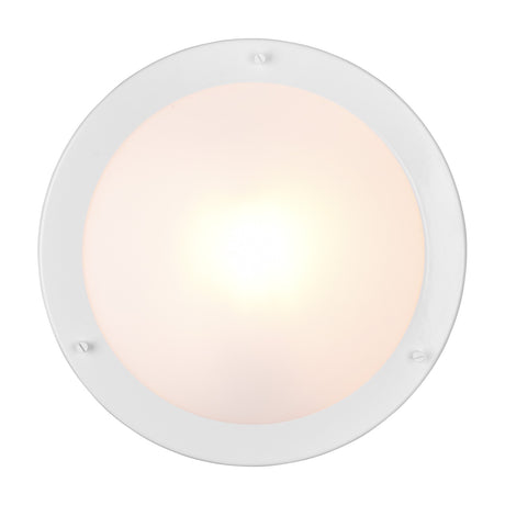 Condus Glass Ceiling Light – White