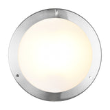Condus Glass Ceiling Light – Satin Nickel