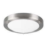 Condus Glass Ceiling Light – Satin Nickel