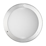 Condus Glass Ceiling Light – Satin Nickel