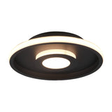 Ascari LED Round Ceiling Light – Matt Black