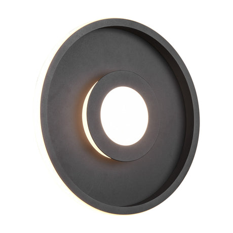Ascari LED Round Ceiling Light – Matt Black