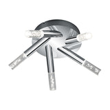 Bolsa 5 Light LED Glass Ceiling Light – Chrome
