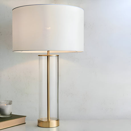 Caldley Table Lamp - Brass, Gold & White