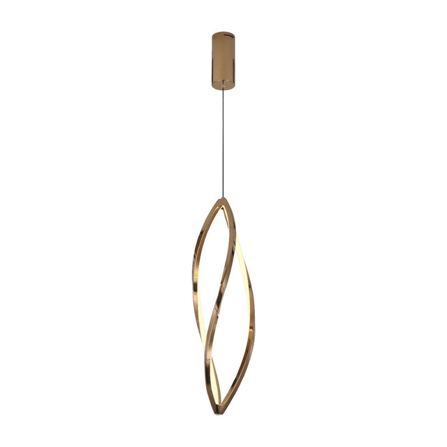 Adele 15cm LED Pendant Light - Rose Gold
