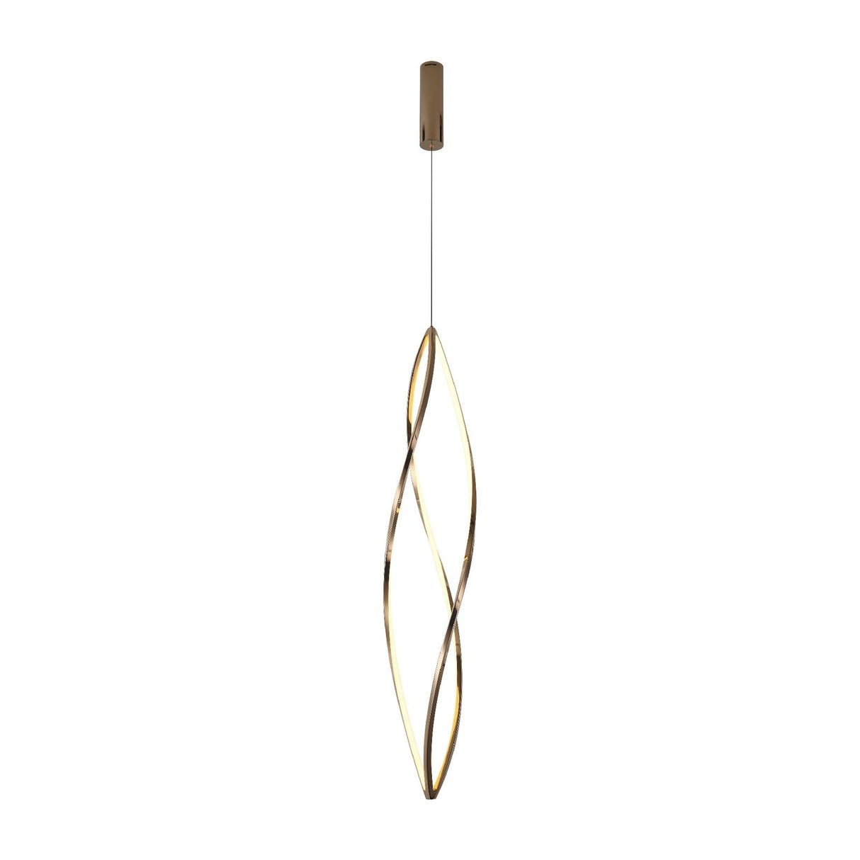 Adele 22cm LED Pendant Light - Rose Gold