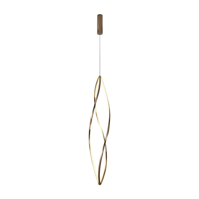 Adele 22cm LED Pendant Light - Rose Gold