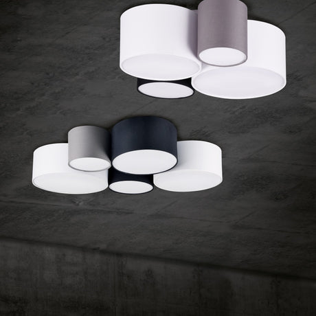 Hotel 5 Light Round Ceiling Light – Multicoloured
